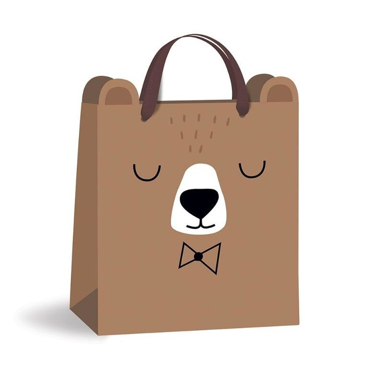 Interdruk, torebka upominkowa, mała, z uszami, Friends