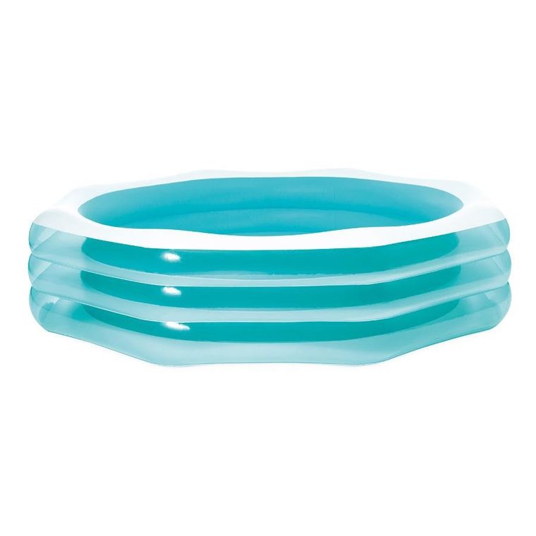 Intex, basen dmuchany, ośmiokątny, 254-254-56 cm