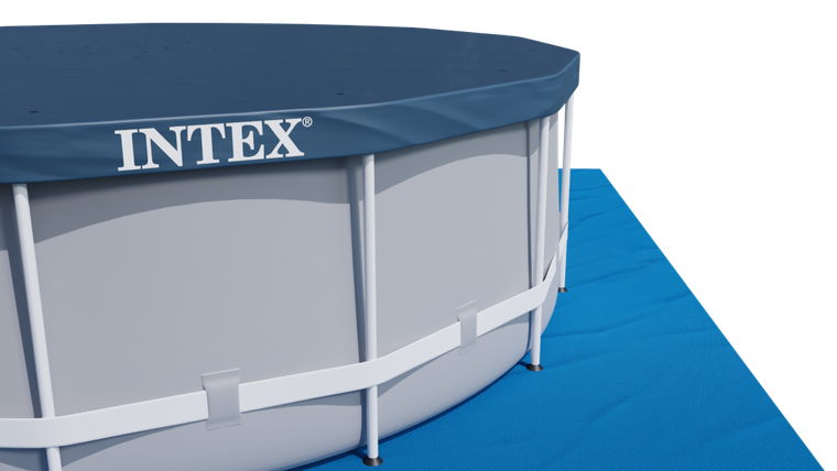 Intex, basen stelażowy z pompą filtrującą i akcesoriami, 132cmx610, zestaw 11w1