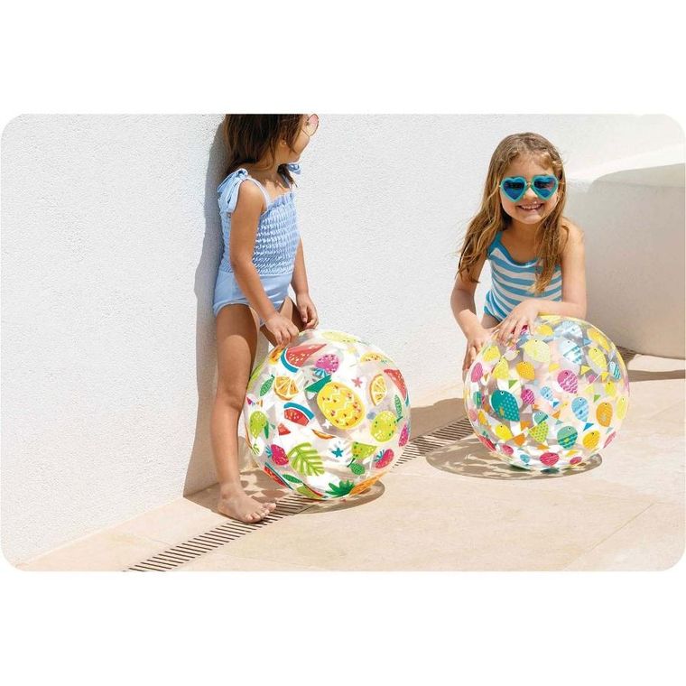 Intex, dmuchana piłka plażowa, wesołe rybki, 51 cm