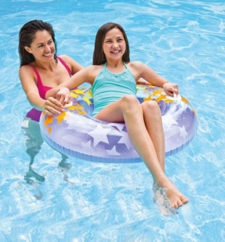 Intex, koło do pływania, z uchwytami