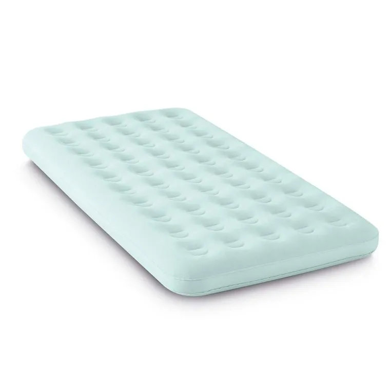 Intex, materac dmuchany jednoosobowy z pompką tłokową