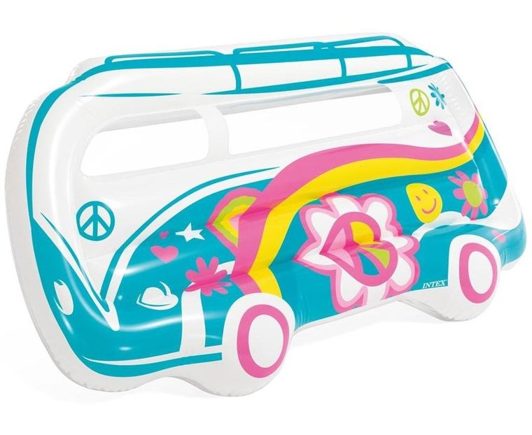 Intex, materac dmuchany, kształt vana