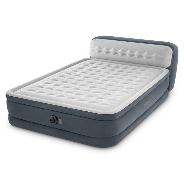 Intex, materac dmuchany, z pompką elektryczną, 236-152-86 cm
