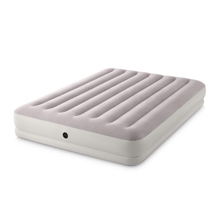 Intex, materac welurowy, z pompką elektryczną, 203-152-30 cm