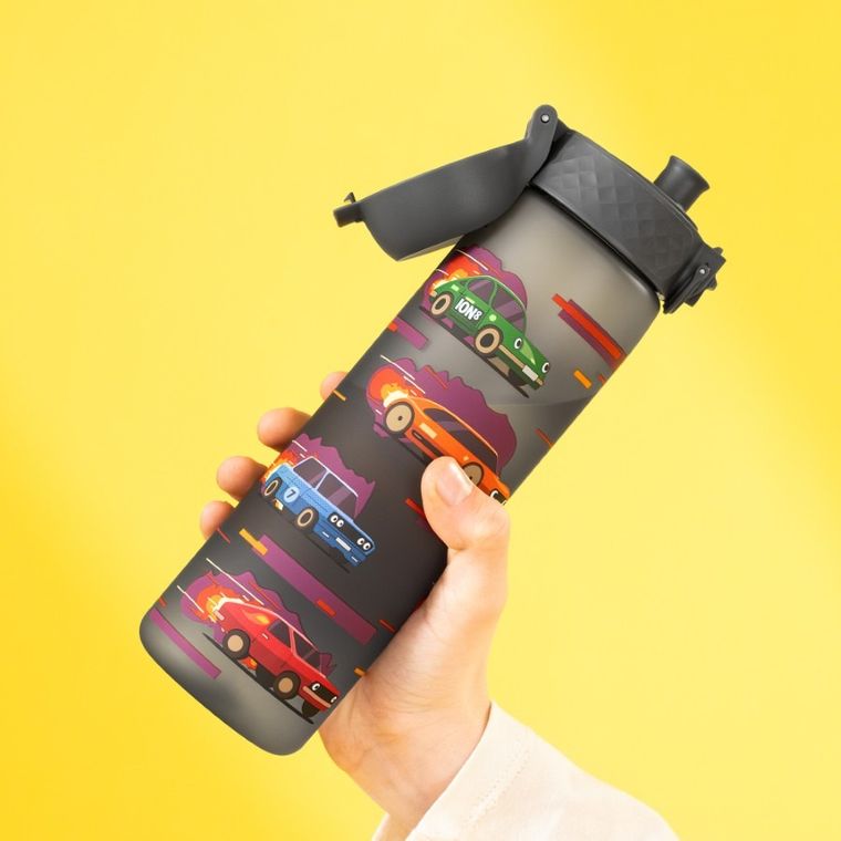 ION8, Autka, bidon z ustnikiem, szary, 500 ml