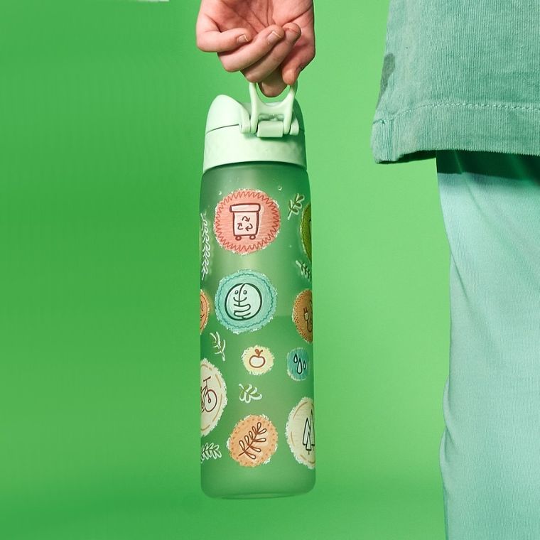 ION8, ECO, bidon z ustnikiem, zielony, 500 ml