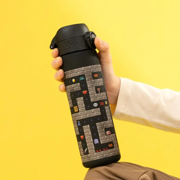 ION8, Gry, bidon z ustnikiem, czarny, 500 ml