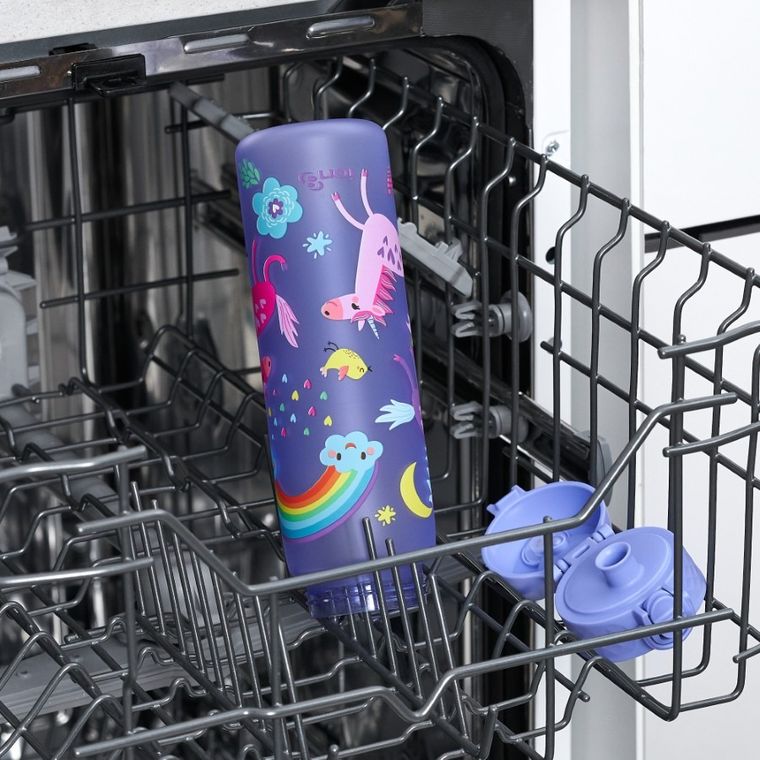 ION8, Jednorożec, bidon z ustnikiem, fioletowy, 500 ml