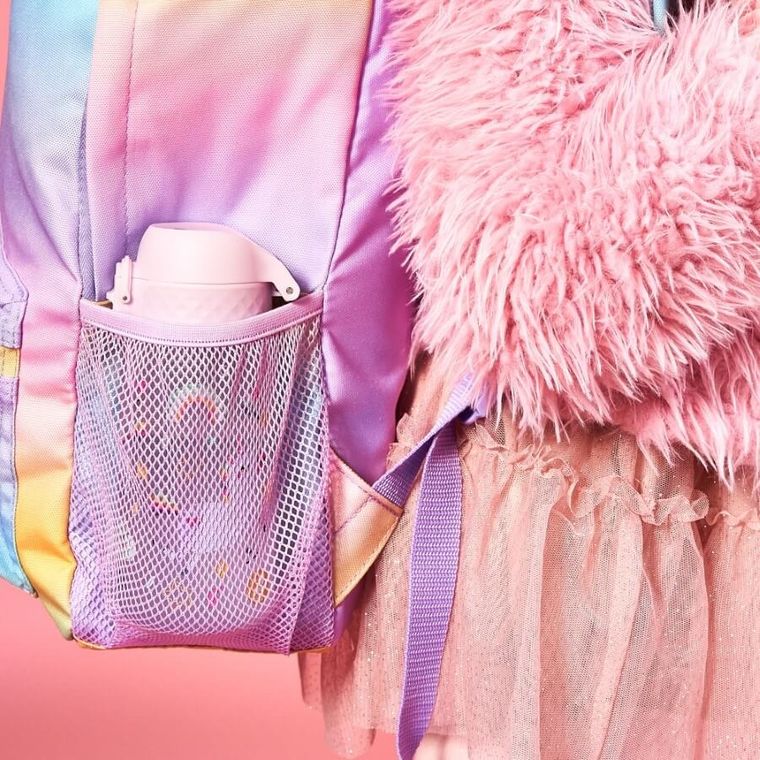 Ion8, Jednorożec, bidon z ustnikiem, liliowy, 350 ml