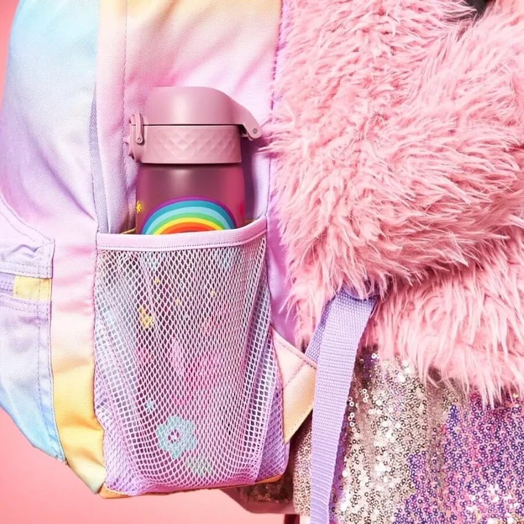 Ion8, Jednorożec, bidon z ustnikiem, liliowy, 500 ml