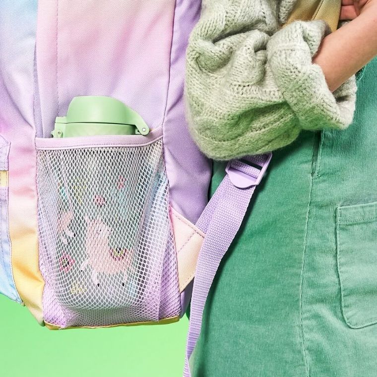 Ion8, Lama, bidon z ustnikiem, zielony, 350 ml