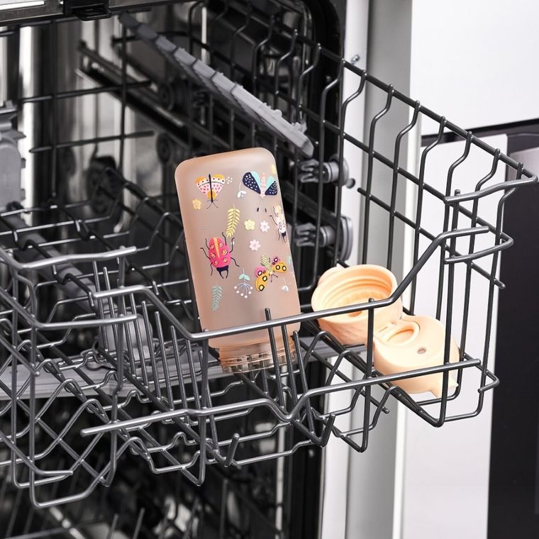 ION8, Owady, bidon z ustnikiem, kremowy, 350 ml