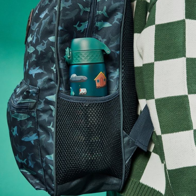 Ion8, Samochody, bidon z ustnikiem, morski, 500 ml