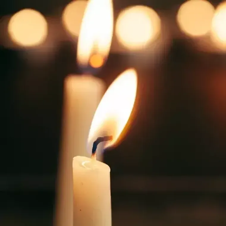 Iso Trade, świeca stożek biała, zestaw, 40 szt.