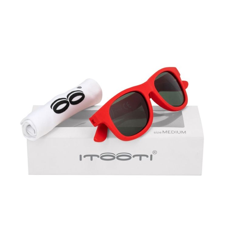 Itooti, Classic, okulary przeciwsłoneczne, czerwone, 3l+