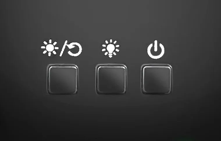 Izoxis, lampka nocna z projektorem, czarna