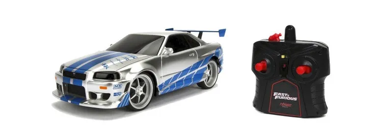 Jada, Fast & Furious, Nissan Skyline GTR, model pojazdu, zdalnie sterowany, 1:16