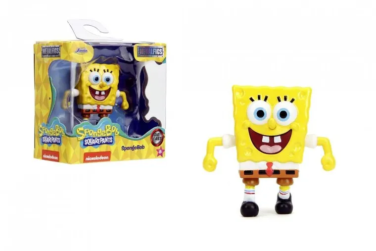 Jada, SpongeBob, metalowa figurka kolekcjonerska, 6,5 cm, 1 szt.
