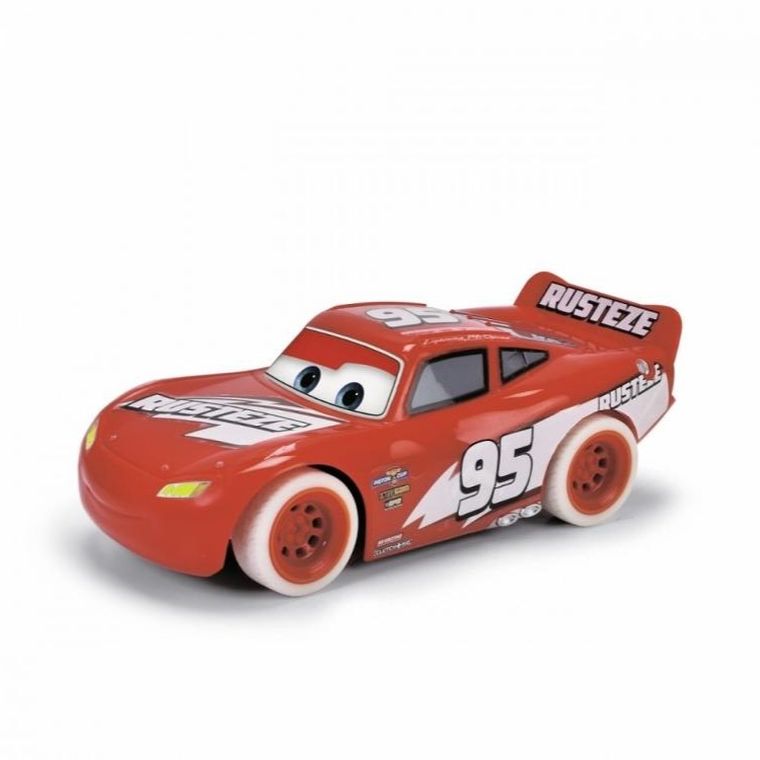 Jada Toys, Auta, Glow Racers, Lightning McQueen, pojazd zdalnie sterowany, 1:24