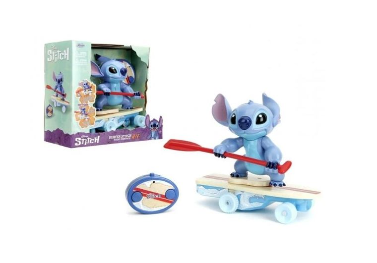 Jada Toys, Lilo i Stitchpojazd zdalnie sterowany z figurką, serfer, 25 cm