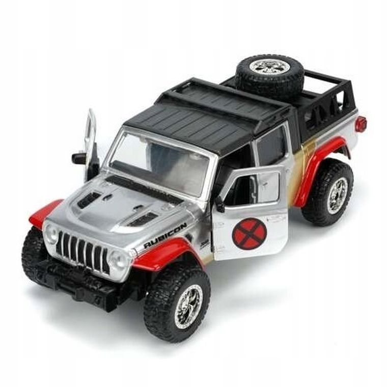 Jada Toys,x-Men, Jeep, model pojazdu z figurką, Gladiator, 1:32