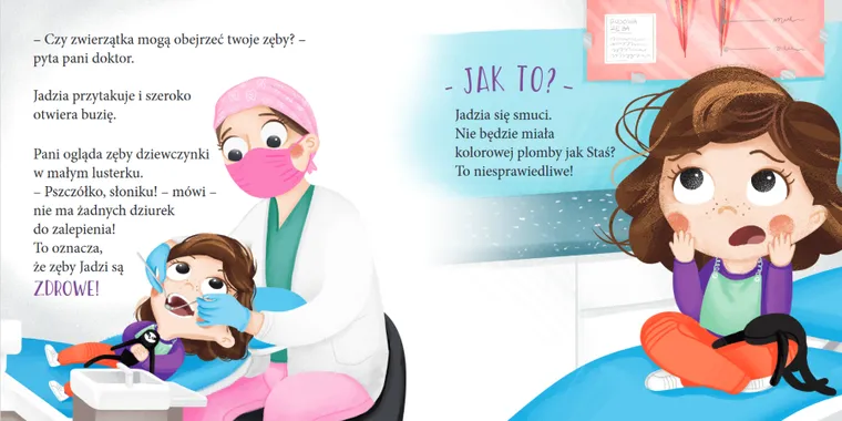 Jadzia Pętelka idzie do dentysty