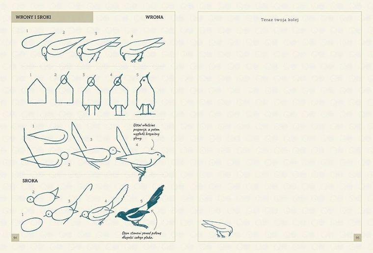 Jak narysować każde zwierzę? Ponad 150 prostych sposobów rysowania krok po kroku dowolnego stworzenia