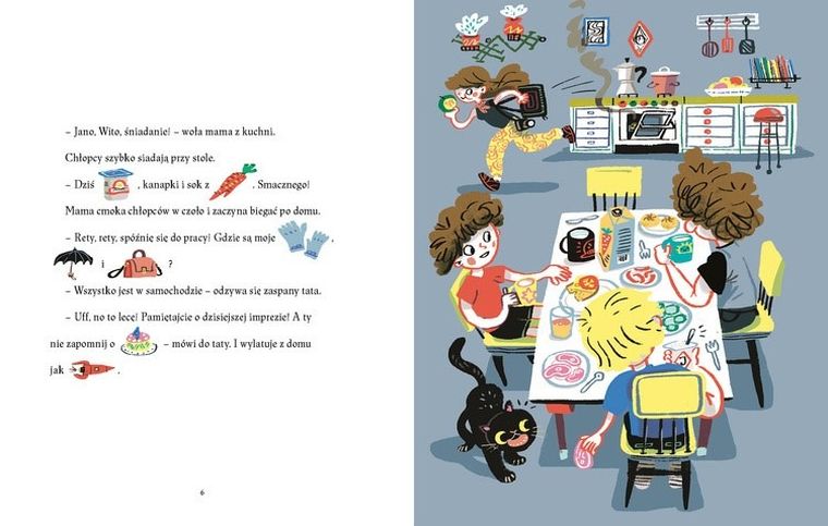 Jano i Wito uczą mówić. Różowy rower