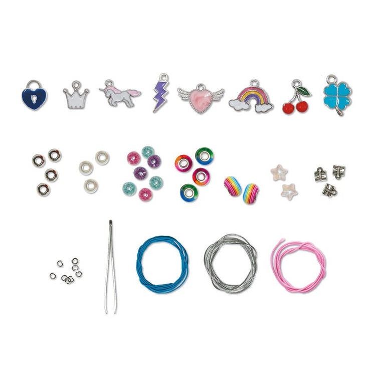 Janod, Bransoletki szczęścia, zestaw kreatywny do tworzenia biżuterii