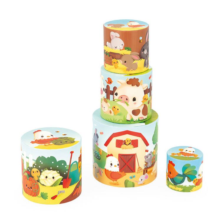 Janod, Farma, Piramida kura, 6 elementów