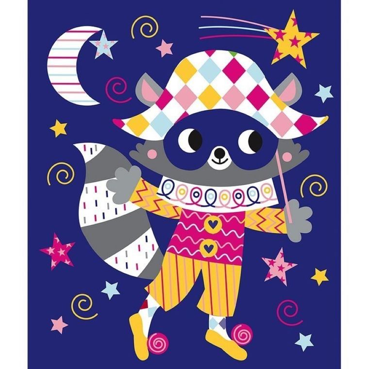 Janod, Graficzne zwierzątka do zdrapywania, zestaw kreatywny