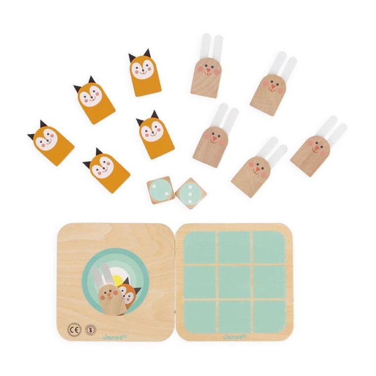 Janod, Kółko i krzyżyk, Wyścig Taktik, gra strategiczna, 2w1