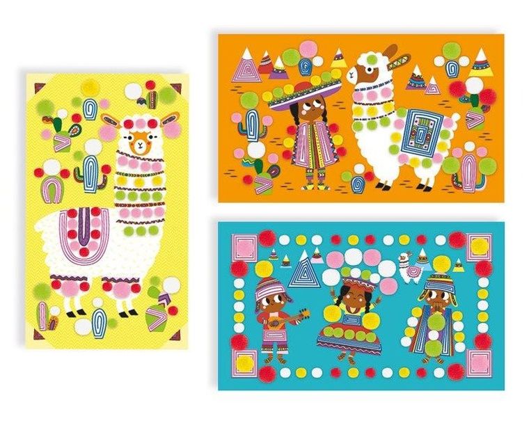 Janod, lamy, pompony