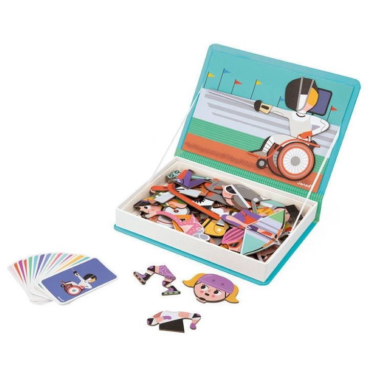 Janod, Magneti’book, Sporty, magnetyczna układanka