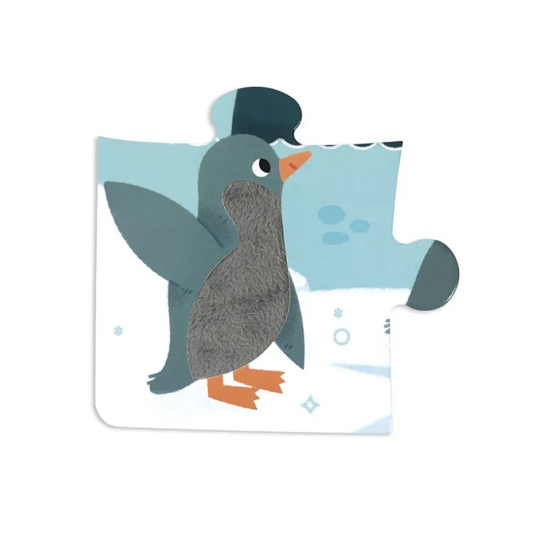 Janod, puzzle sensoryczne, kraina polarna, 20 elementów