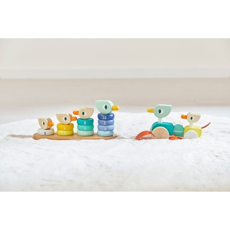 Janod, rodzina kaczek, zabawka edukacyjna