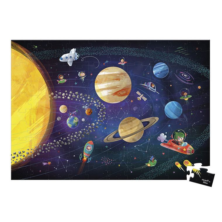 Janod, Układ słoneczny, puzzle, 100 elementów