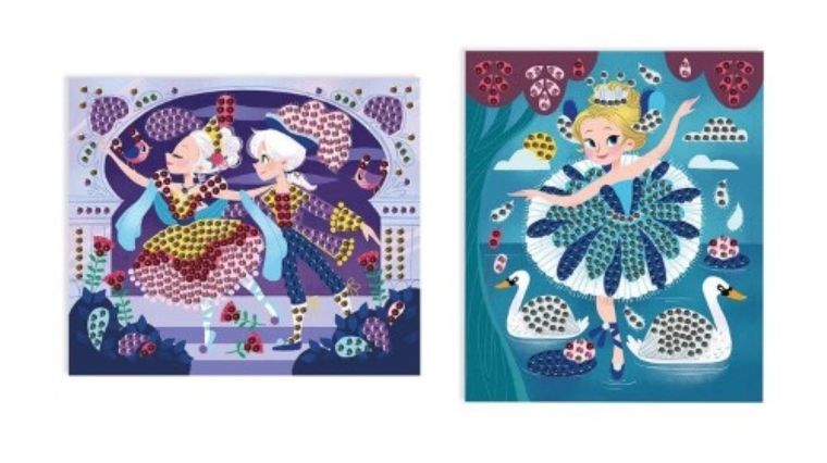 Janod, Urokliwe Cekiny, Baletnice, zestaw kreatywny