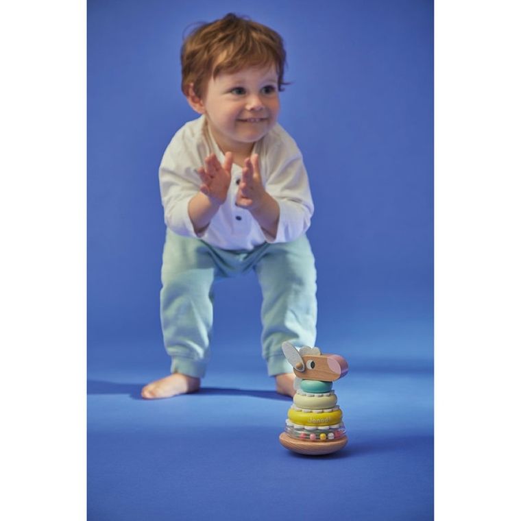 Janod, Zigolos, piramida, drewniana, wieża wańka-wstańka