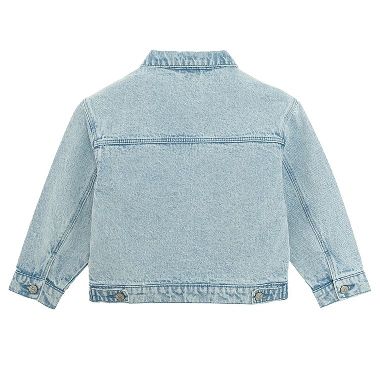 Jeansowa kurtka z haftem Cool Club