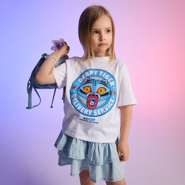 Jeansowa spódnica z falbankami Cool Club