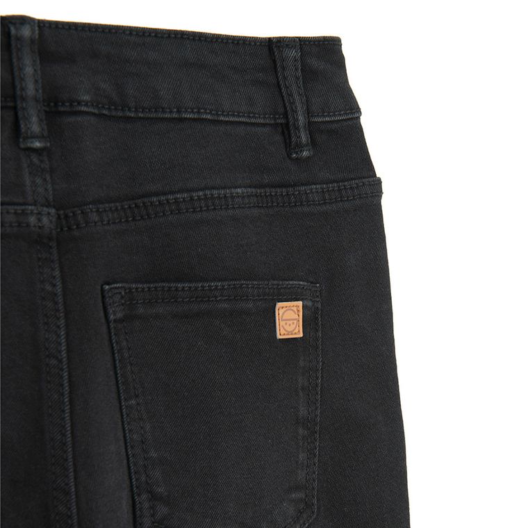 Jeansowe spodnie flare z wysokim stanem Cool Club