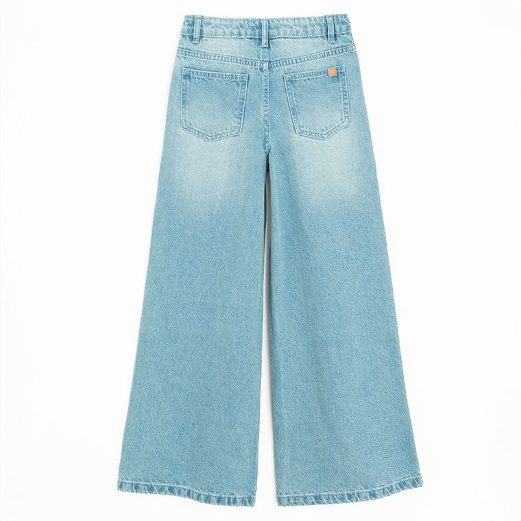 Jeansowe spodnie wide leg Cool Club