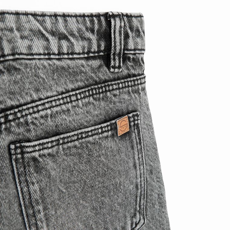 Jeansowe spodnie z regulacją o kroju wide leg, Cool Club