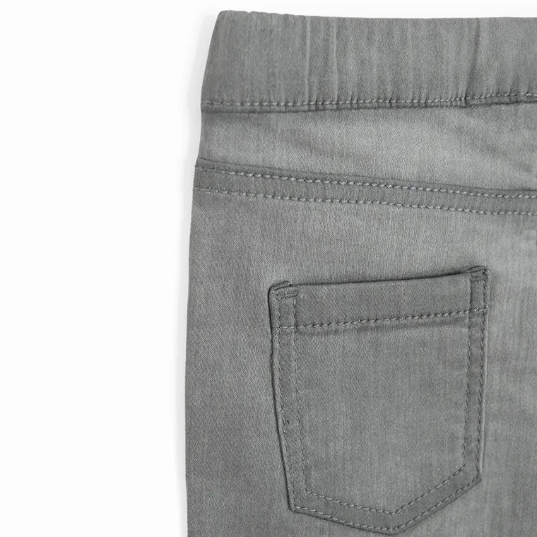 Jegginsy denim o kroju flare Cool Club