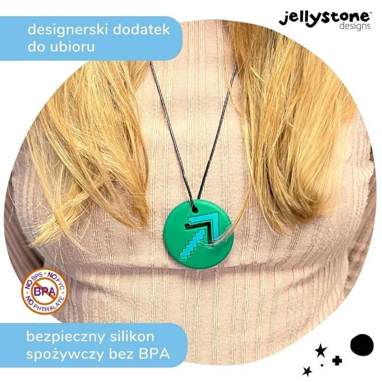 Jellystone Designs, Strzałka, wisiorek antystresowy, zielony