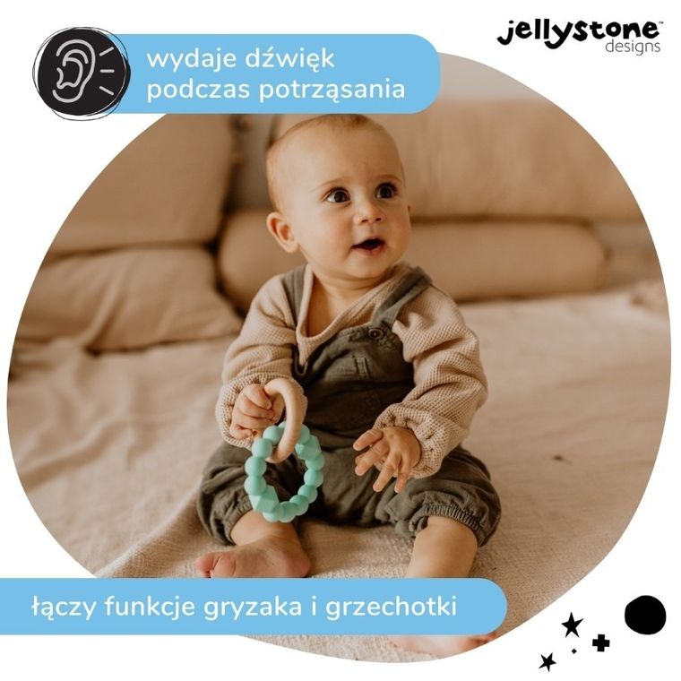 Jellystone, gryzak księżycowy, miętowy