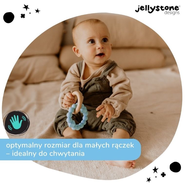 Jellystone, księżycowy gryzak, niebieski