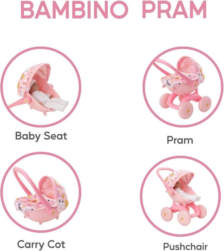 Joie, Baby Boo, mój pierwszy wózek, 4w1